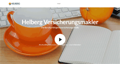 Desktop Screenshot of helberg-versicherungsmakler.de
