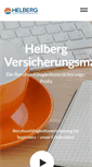 Mobile Screenshot of helberg-versicherungsmakler.de